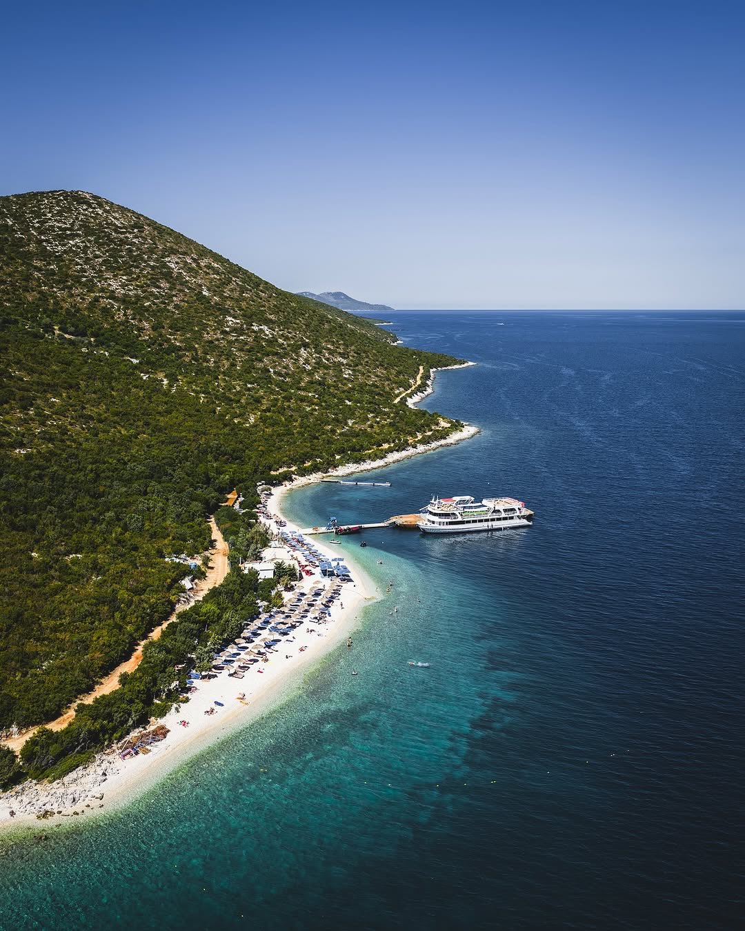 Karaburun beach in Vlore